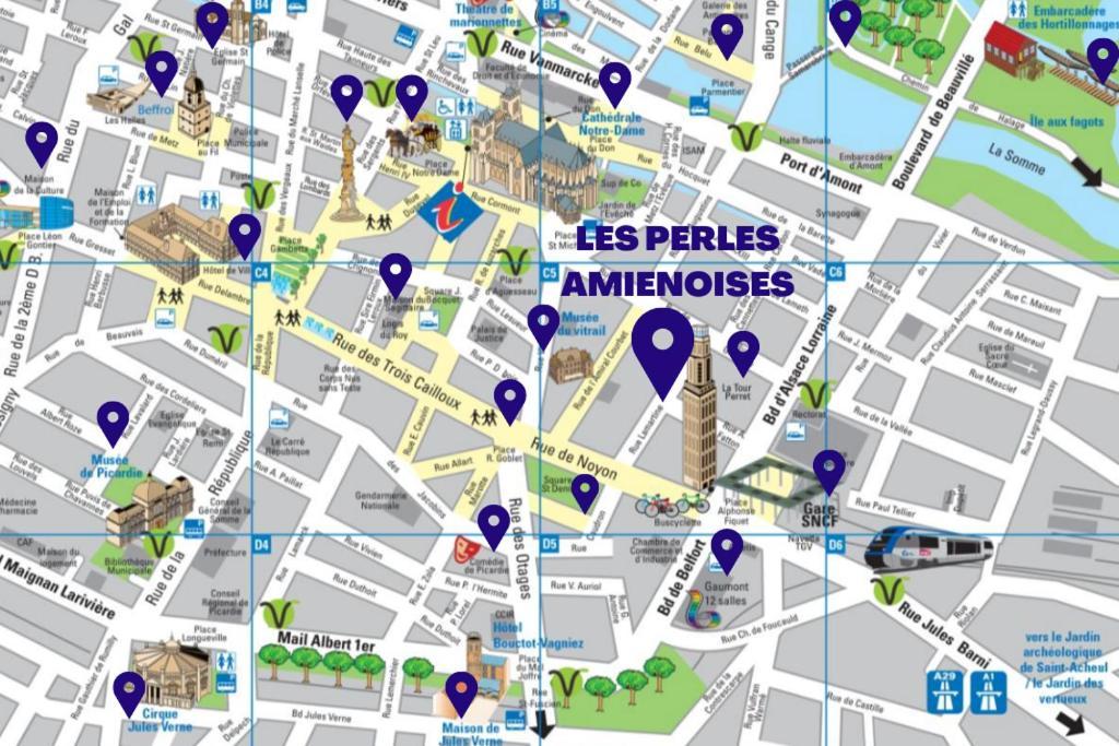 Les Perles Amienoises✩Black Pearl☆Hyper Centre☆ Amiens Extérieur photo
